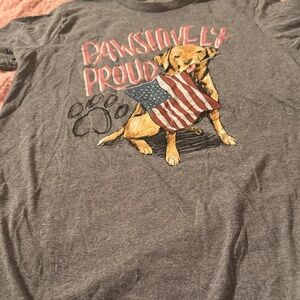 Charcoal Gray Dog Graphic Tee